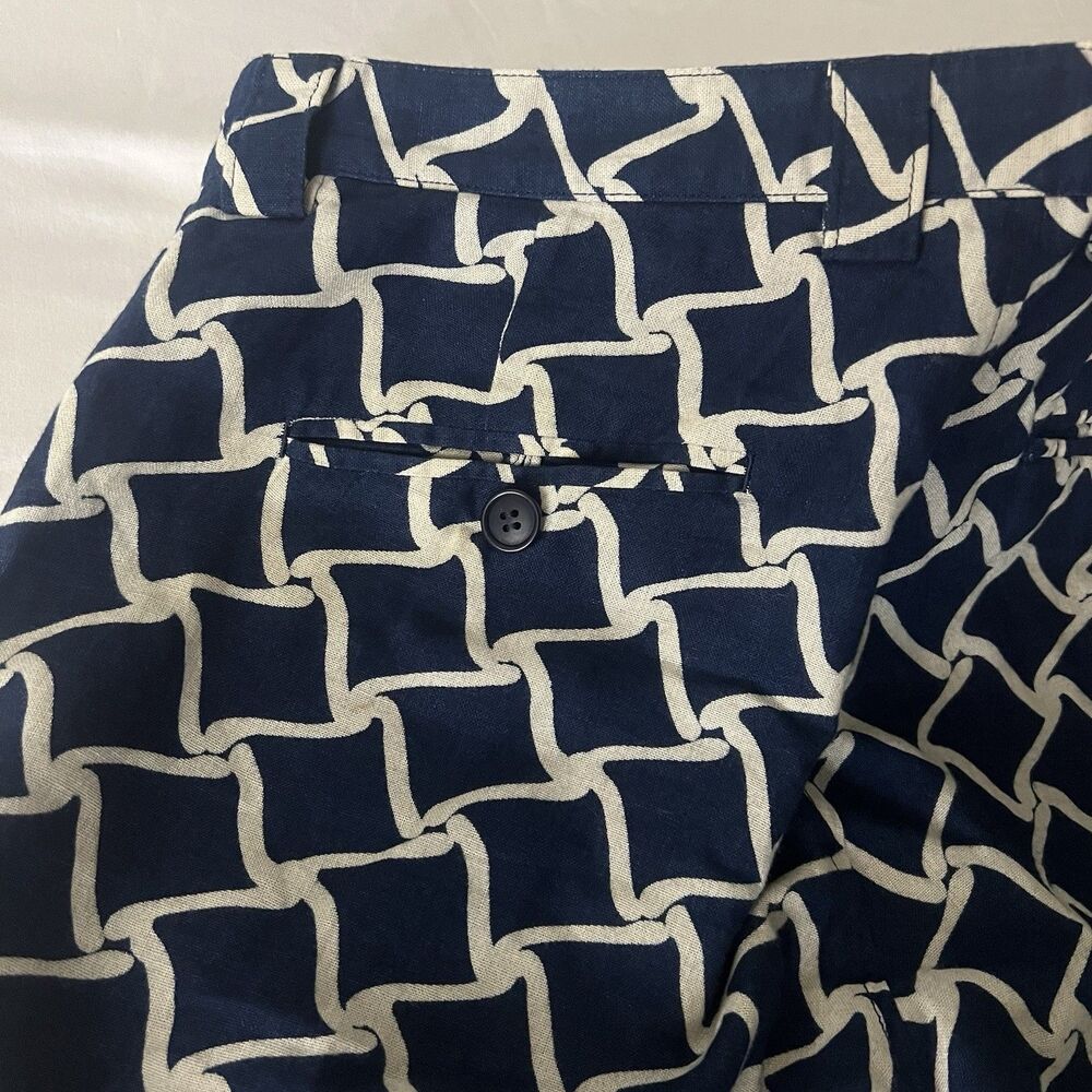 Blue Blue Japan Indigo Japanese Roof Tile Shorts 10” Inseam 3/32 100% Cotton - Picture 6 of 10